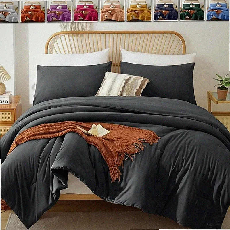 Hotel Quality Duvet Quilt Cover Bedding Set Queen King Soft Comforter Cover Sets
